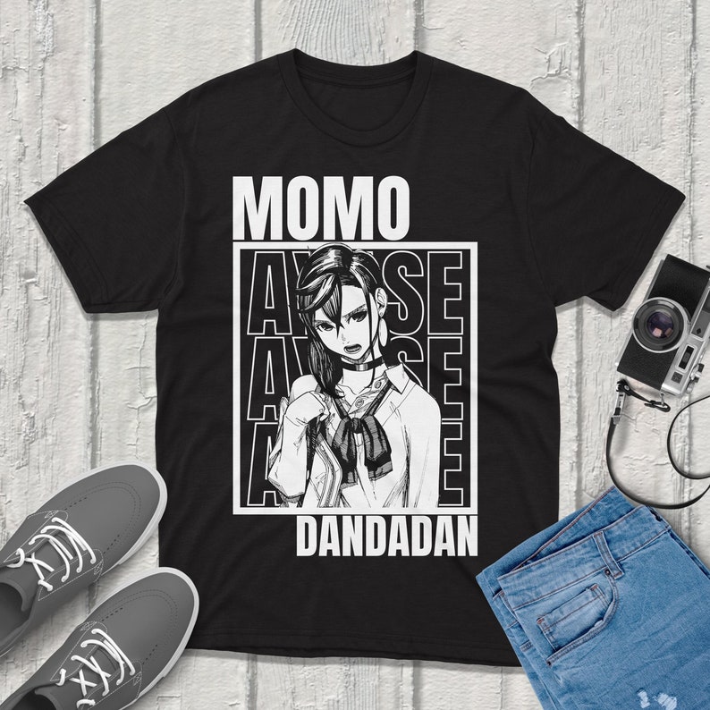 Anime Merchandise T Shirt - Momo Ayase Dandadan T-Shirt Unisex Vintage