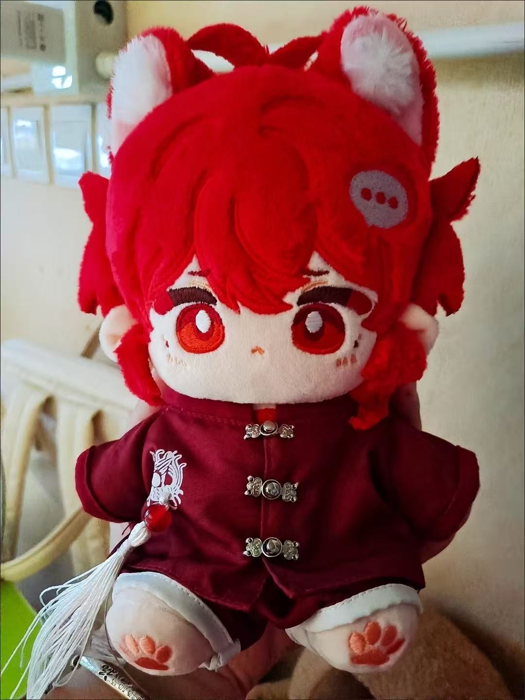 Anime Merchandise Dress - Stuffed 20cm Anime Genshin Impact Diluc