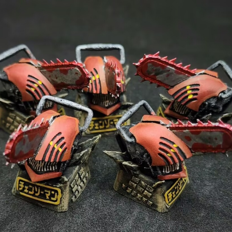 Keycap Artisan Anime - Chainsaw Man Anime Theme Keycaps Mechanical