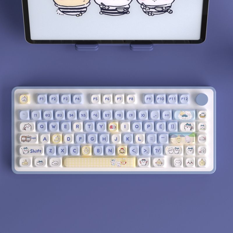 Kawaii Cute Chiikawa Themed MO - огляд і ціна Keycap Artisan Anime