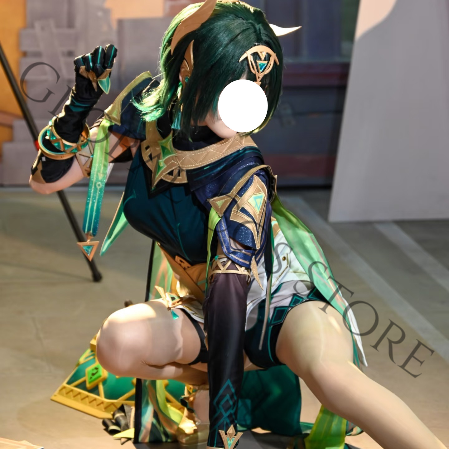 Nefer Cosplay Costume Full Set - огляд і ціна Cosplay Wig Colored