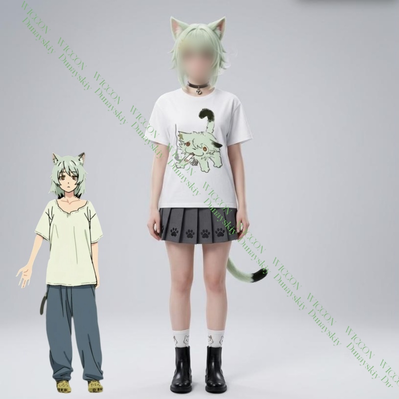 Chainsmoker Cat Yaniko Satou C - огляд і ціна Anime Merchandise T Shirt