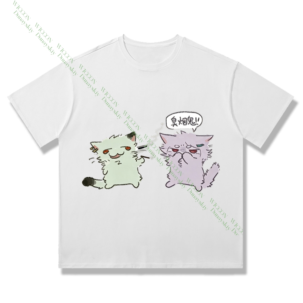 Chainsmoker Cat Yaniko Satou C - огляд і ціна Anime Merchandise T Shirt