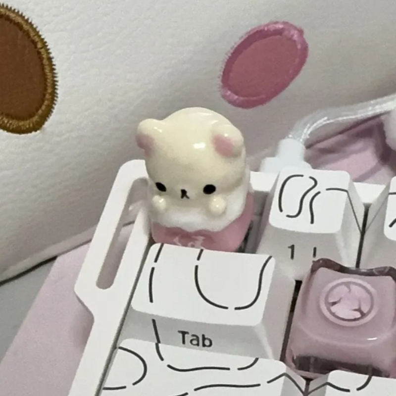 Kawaii Rilakkuma Keycaps Relax - огляд і ціна Keycap Artisan Anime