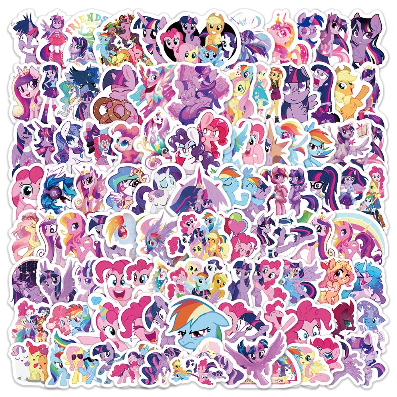 100pcs Cartoon My Little Ponys - огляд і ціна Anime Merchandise Gift