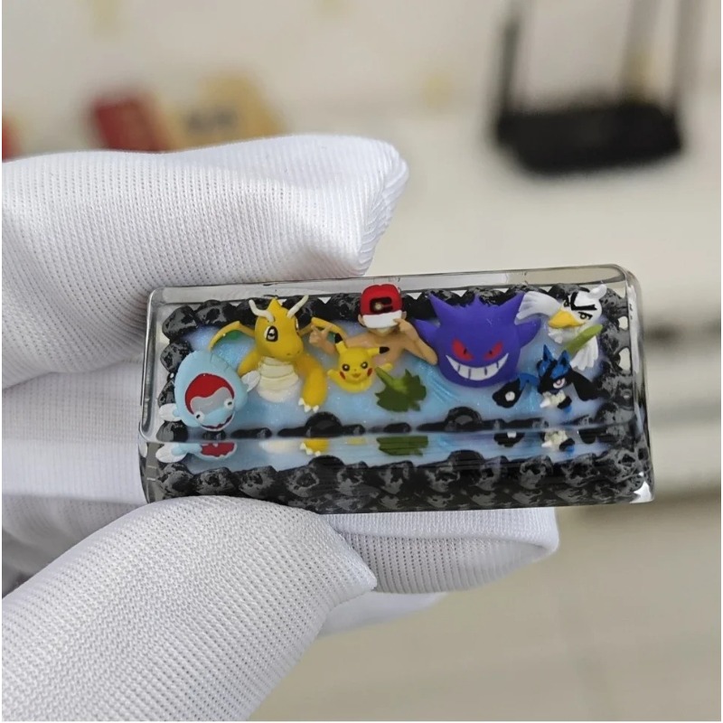 Pokemon Anime Keycaps 1U 1.25U - огляд і ціна Keycap Artisan Anime