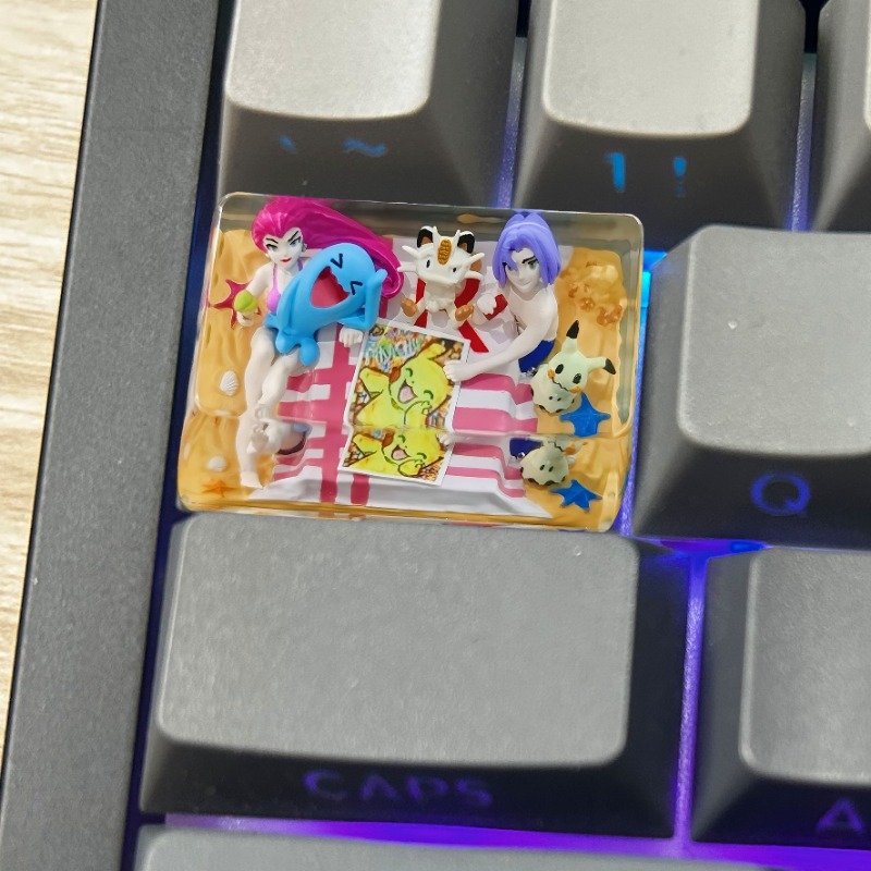 Pokemon Anime Keycaps 1U 1.25U - огляд і ціна Keycap Artisan Anime