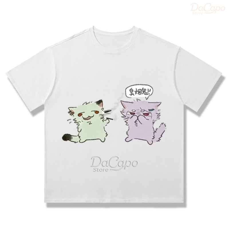 Chainsmoker Cat Yaniko Satou C - огляд і ціна Anime Merchandise T Shirt
