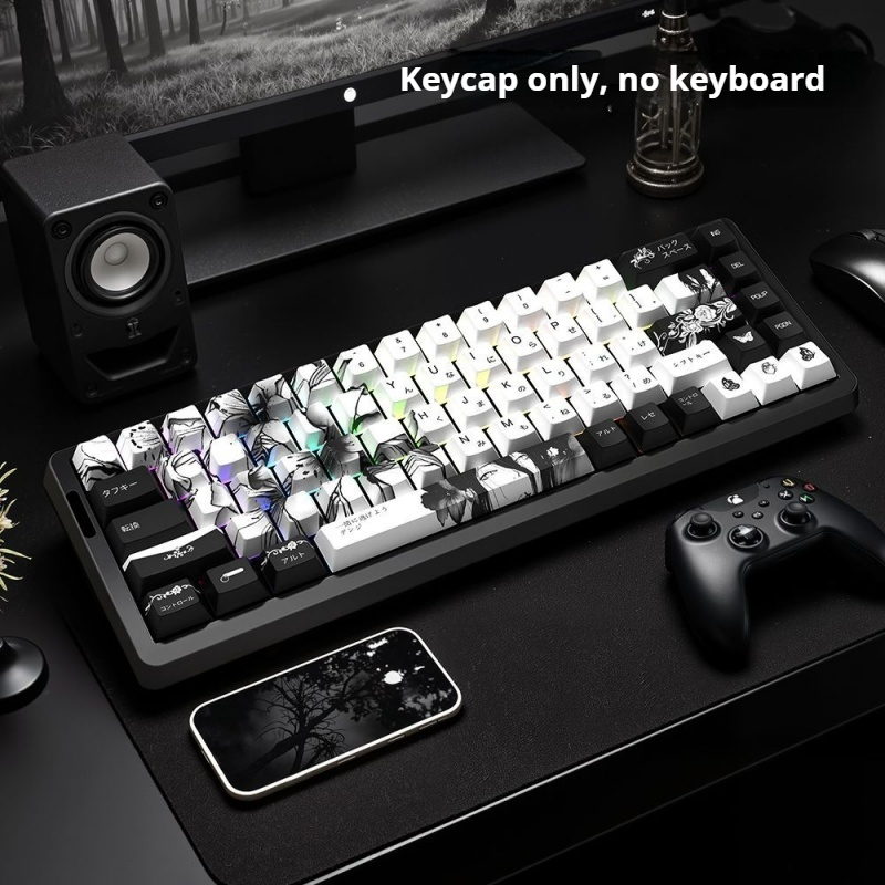 Reze Character keycaps Chainsa - огляд і ціна Keycap Artisan Anime