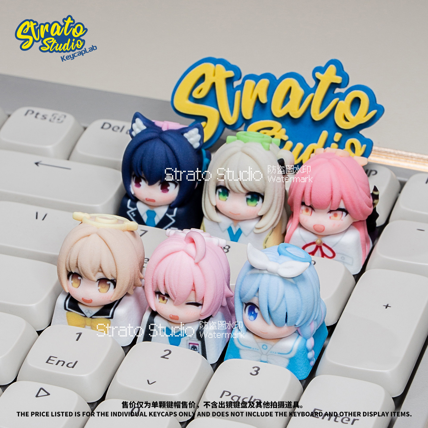 New Blue Archive Cartoon Anime - огляд і ціна Keycap Artisan Anime