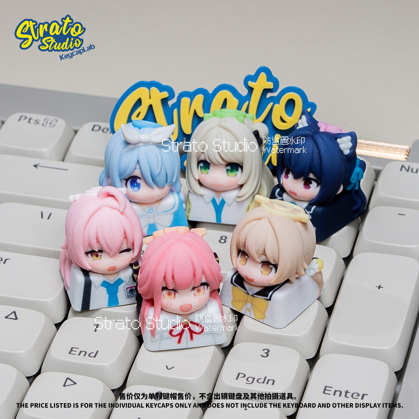 New Blue Archive Cartoon Anime - огляд і ціна Keycap Artisan Anime