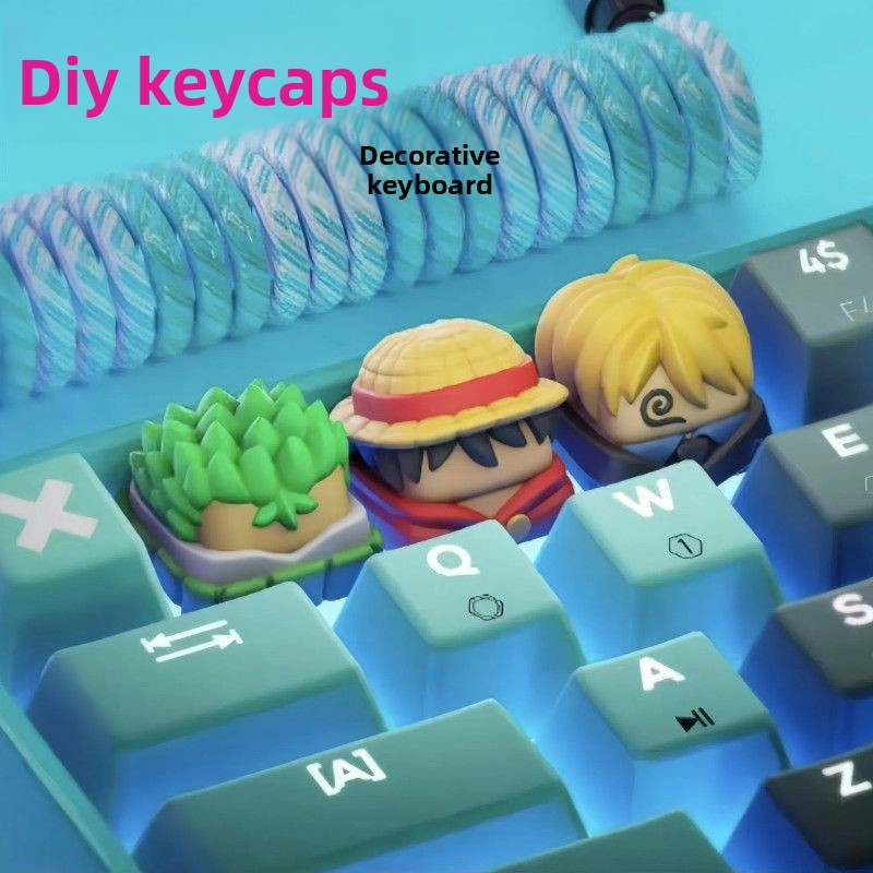 One Piece Anime Periphery Monk - огляд і ціна Keycap Artisan Anime