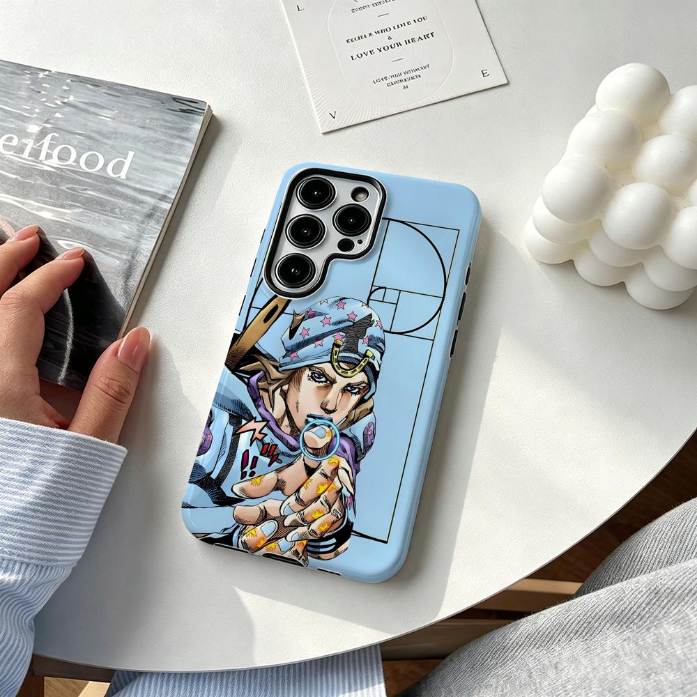 Hot cool Anime J-JOJO Steel Ba - огляд і ціна Phone Case Anime