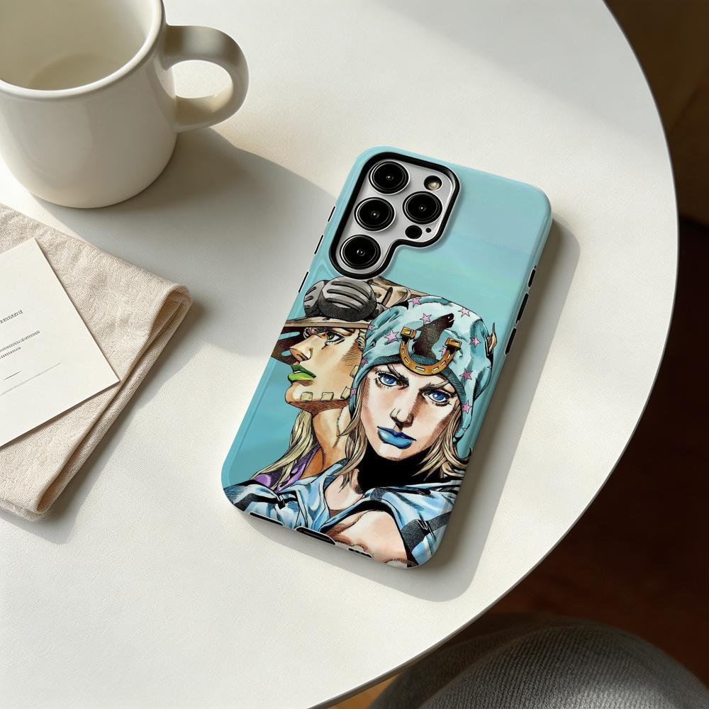 Hot cool Anime J-JOJO Steel Ba - огляд і ціна Phone Case Anime