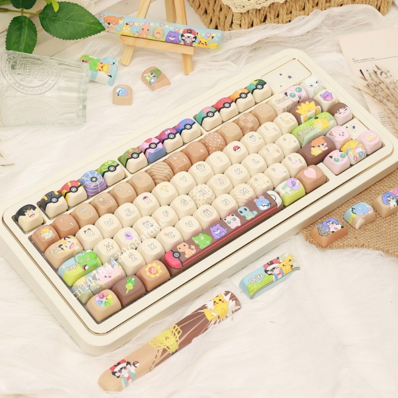 Anime Pokemon Keycaps MOA Heig - огляд і ціна Keycap Artisan Anime