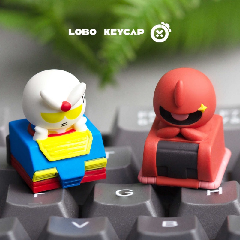 LOBO Chibi Gundam Zaku Artisan - огляд і ціна Keycap Artisan Anime