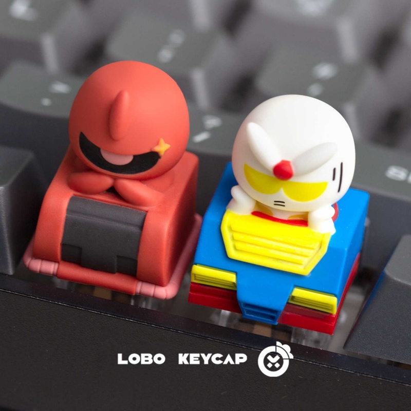 LOBO Chibi Gundam Zaku Artisan - огляд і ціна Keycap Artisan Anime