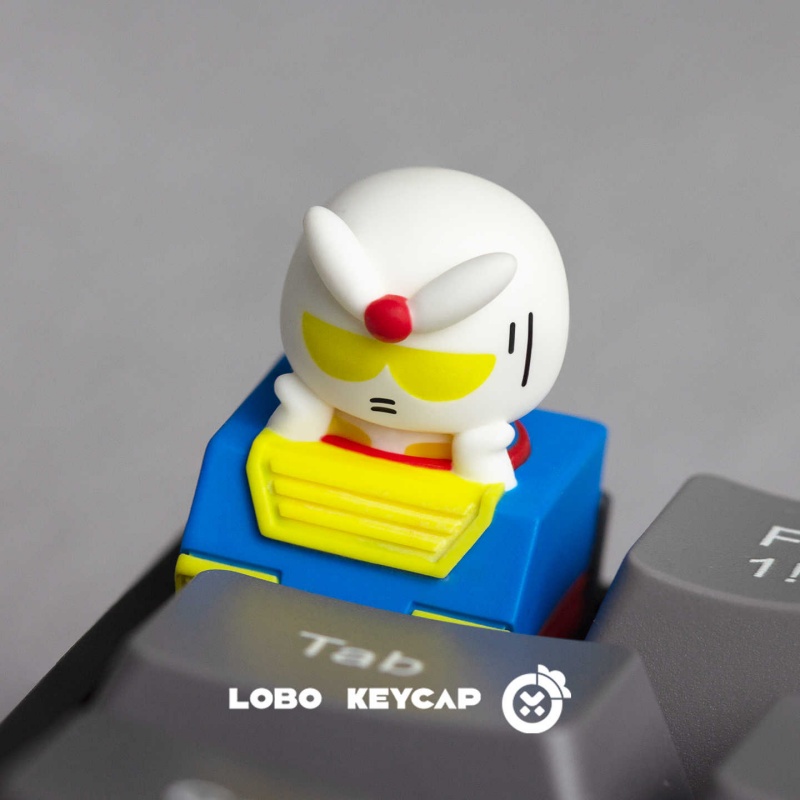 LOBO Chibi Gundam Zaku Artisan - огляд і ціна Keycap Artisan Anime